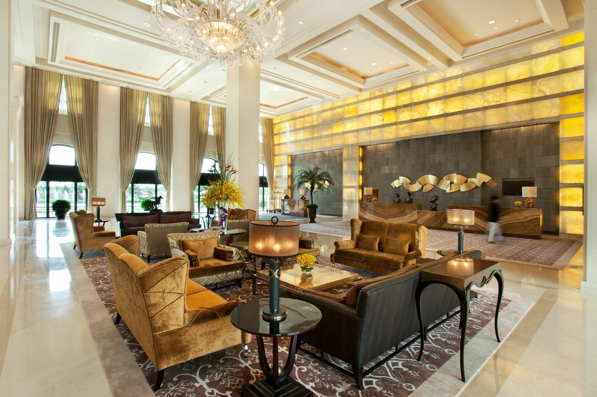 Tianjin Goldin Metropolitan Polo Club Hotel Xiqing Inreriör bild
